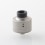 Haku Venna Style RDA Rebuildable Dripping Atomizer w/ BF Pin Sand Blast Silver