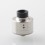 Haku Venna Style RDA Rebuildable Dripping Atomizer w/ BF Pin Polish Silver