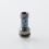 Mission XV Style RDL 510 Drip Tip for RDA / RTA / RDTA Atomizer Blueing Titanium