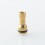 Mission XV Style RDL 510 Drip Tip for RDA / RTA / RDTA Atomizer Gold