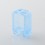 Monarchy Mnch King Duck Style Boro Tank for SXK BB / Billet AIO Box Mod Kit Translucent Blue