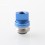 Monarchy Ultra Whistle Style Drip Tip for BB / Billet / Boro AIO Box Mod Blue