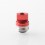 Monarchy Ultra Whistle Style Drip Tip for BB / Billet / Boro AIO Box Mod Red