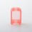 Monarchy DLVC Style Boro Tank for SXK BB / Billet AIO Box Mod Kit Translucent Red