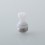 SXK Monarchy Rook Style Drip Tip for BB / Billet / Boro AIO Box Mod White POM