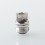 Monarchy Inverted Whistle MNCH Style Drip Tip for BB / Billet / Boro Mod Silver