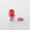 Authentic MK MODS TB Boro Drip Tip and Button for VandyVape Pulse AIO V2 80W Boro Box Mod Kit Red