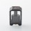 Authentic ThunderHead Creations Blaze Bridge with Sliding Boro Tank for BB / Billet / Boro Box Mod - Matte Black, Dual Glasses