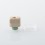 Rekavape Kontrl KTM W. BLCK BASE Style 510 Drip Tip with 1 PC Decorative Ring Beige
