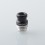 Rekavape Mission XV KB2 Style Replacement Integrated Drip Tip + Button Set for dotMod dotAIO V2 Pod Glow-in-the-Dark Black