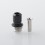 Rekavape Mission Dotaio Tips V2 ARC Style AIO Drip Tip for dotMod dotAIO V1 / V2 Pod Black Aluminum