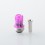 Rekavape Mission Boro Tips V2 ARC Style Drip Tip for BB / Billet Boro Mod Purple Resin