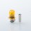Rekavape Mission Boro Tips V2 ARC Style Drip Tip for BB / Billet Boro Mod Yellow Resin