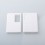 Authentic MK MODS Engraved Front + Back Panels with inner for dotMod dotAIO V2 Pattern A White