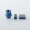Replacement Drip Tip + Fire Button + VW Button Set for dotMod x Sturdy MFG Co Mod Blue SS