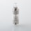 Rekavape BY-KA L Style MTL RTA Atomizer - Silver, 3ml, 1.2, 1.4, 1.7mm, 19mm Diameter