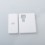 Authentic MK MODS Replacement Front + Back Cover Panel Plate for Cthulhu AIO V2 Mod Kit White