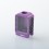 Kooroo Style Style Boro Tank for SXK BB / Billet / Boro Box Mod Kit Purple Aluminum