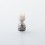 Four One Five 415 Tombo Giri Baby Style Short 510 Drip Tip Silver White