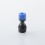 Four One Five 415 Tombo Giri Baby Style Short 510 Drip Tip Silver Blue