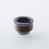 Rekavape Monarchy Style Flush Nut 510 Drip Tip Adapter for Billet / BB Box Mod Blueing Titanium
