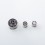 Rekavape Button Set for BMM.38 Aio Style Mod Black Monarchy Stars Pattern