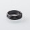 415 Style Slant Ring for 510 Drip Tip Black Stainless Steel