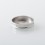 415 Style Decorative Ring Stand for RDA / RTA / RDTA Atomizer Silver Stainless Steel