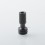510 Drip Tip for RDA / RTA / RDTA Atomizer Black Stainless Steel