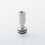 510 Drip Tip for RDA / RTA / RDTA Atomizer Silver Stainless Steel