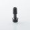 510 Drip Tip for RDA / RTA / RDTA Atomizer Black Black Stainless Steel POM