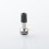 510 Drip Tip for RDA / RTA / RDTA Atomizer Silver Black Stainless Steel POM