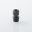 510 Drip Tip for RDA / RTA / RDTA Atomizer Black Black Stainless Steel Resin