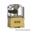 Authentic Thunder Cloud X El Mono Vapeador Requiem Boro RBA Tank 6ml 24K Gold