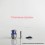 Rekavape Mission XV KB2 Style Boro BB Drip Tip Set for BB / Billet Boro Mod Titanium Rainbow Splatter