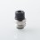 Mission TIPS V2 Style Boro BB Drip Tip Set for BB / Billet Boro Mod Black POM