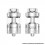 Authentic Hellvape Hellbeast RTA Tank Atomizer 4.5ml Silver