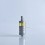 Rekavape Flash e-Vapor V4.5S+ Style Top Fill RTA Rebuildable Tank Atomizer Matte Silver 316 Stainless Steel PEI