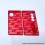 Authentic MK MODS V4 Replacement Front + Back Cover Panel Plate for dotMod dotAIO V2 Pod Red