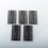 YFTK 18650 Universal Battery Wrapper Skin Sticker Silver Texture 5 PCS