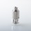 Slick Taifun GX Style RDTA Rebuildable Dripping Tank Atomizer - Silver, SS + Glass, 4.0ml, 23mm Diameter