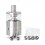 SXK pNeumatyca Style RTA Rebuildable Tank Atomizer Silver