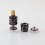 Rook Style RPGA Mesh / Cotton Deck RDTA Atomizer Black