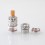 Rook Style RPGA Mesh / Cotton Deck RDTA Atomizer Silver