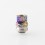 Monarchy Ultra Whistle Style Drip Tip for BB / Boro Titanium Purple