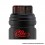 Authentic ThunderHead Creations Blaze Solo RDA Replacement Top Cap with Drip Tip Black Red