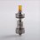 RekaVape Spica Pro Style MTL RTA Rebuildable Tank Atomizer Full Kit - Silver, 316 Stainless Steel, 3ml / 4ml, 22mm Diameter