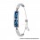 BH3 Multifunctional Health Monitoring Smart Bracelet Wristband Blue White