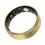 TK5 Smart Ring Health Tracker Waterproof Heart Rate Blood Oxygen Sleep Monitor with Charging Case Gold Size 12