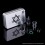 Authentic Long Lucifer RTA Rebuildable Tank Atomizer Black